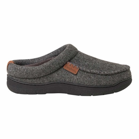 Dearfoams Men's Wool Blend Indoor/Outdoor Slippers - Picture 2 of 9
